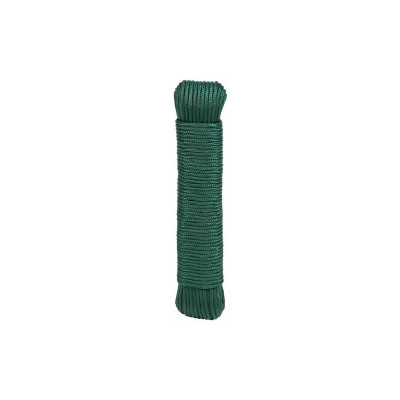 CUERDA PP TRENZADA 2,5mm/25m VERDE