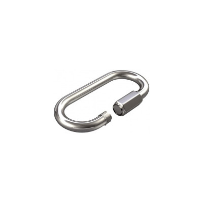 PACK MOSQUETÓN CON SEGURO ACERO 4mm