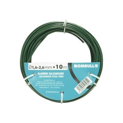 ALAMBRE PLASTIFICADO 1,6x2,6mm/10m VERDE