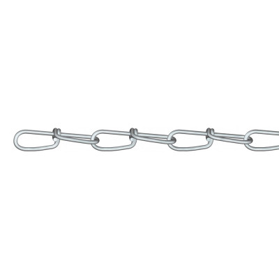 CADENA NUDOS ACERO CINCADO 2,8mm/5m