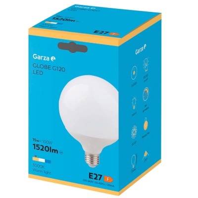 BOMBILLA GARZA GLOBO 461066B 13W