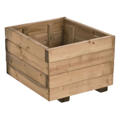 JARDINERA RÚSTICA BIGMAT 400 CUADRADA 30L