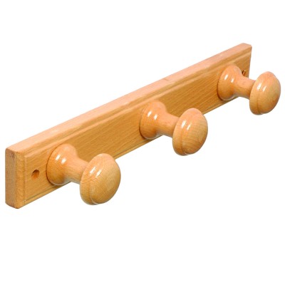 PERCHERO BRINOX B30200Y MADERA 3 POMOS