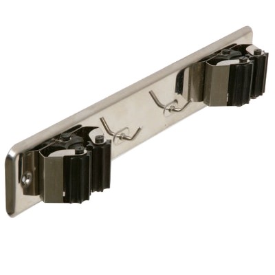 CUELGA ESCOBAS BRINOX B70650E DOBLE CON RODILLOS