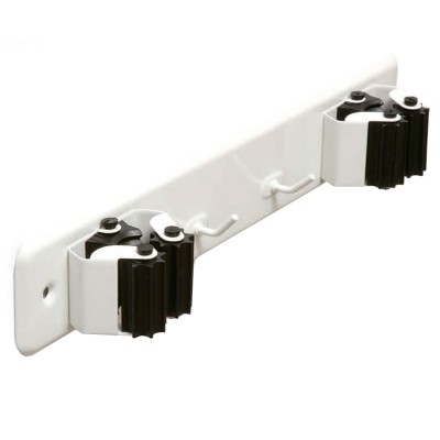 CUELGA ESCOBAS BRINOX B70650D DOBLE CON RODILLOS