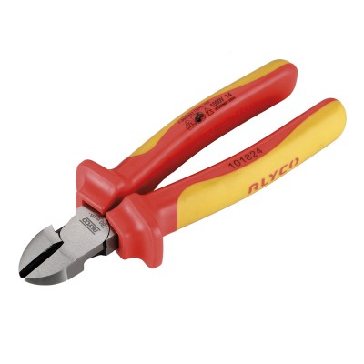 ALICATE CON DIAGONAL ALYCO 101823 AISLADO ALTA 160mm