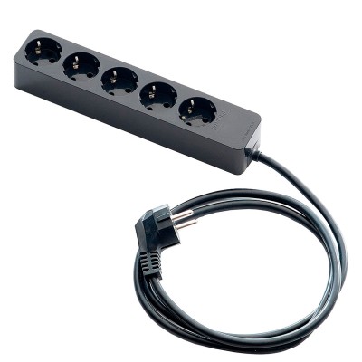 BASE MÚLTIPLE FAMATEL 2605-N 2P+T 5 TOMAS