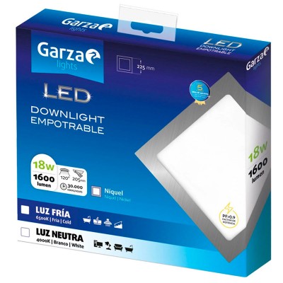 PLAFÓN LED GARZA 401428A 18W