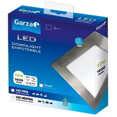 PLAFÓN LED GARZA 401426A 12W