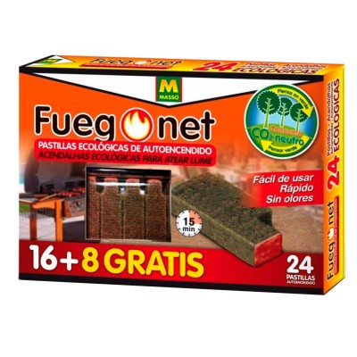 PASTILLAS MASSÓ FUEGONET AUTOENCENDIDO 231122
