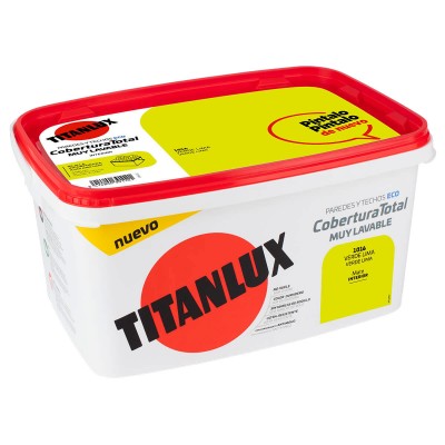 TITANLUX COBERTURA TOTAL -CUBETA- VERDE LIMA 4L