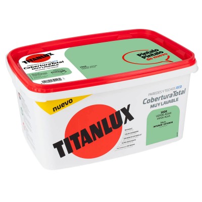 TITANLUX COBERTURA TOTAL -CUBETA- VERDE AQUA 4L