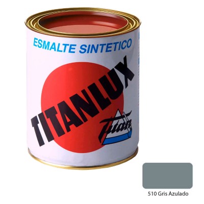 ESMALTE SINTÉTICO TITANLUX GRIS AZULADO 125ml