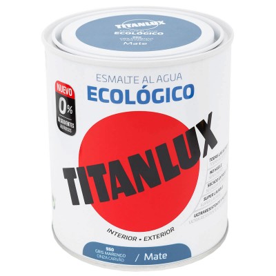 ESMALTE ECOLÓGICO TITANLUX GRIS MAREN 750ml