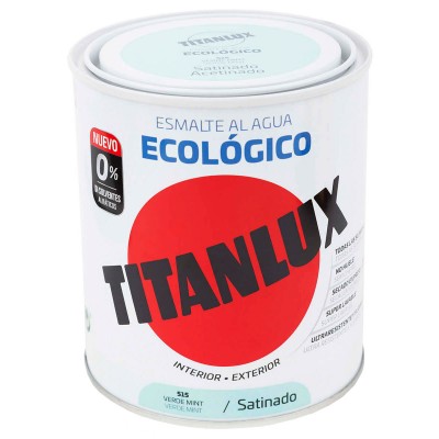 ESMALTE ECOLÓGICO TITANLUX VERDE MINT 750ml