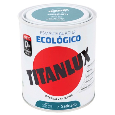 ESMALTE ECOLÓGICO TITANLUX VERDE JADE 750ml
