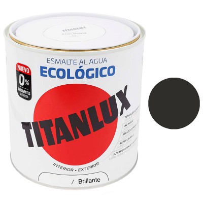 ESMALTE ECOLÓGICO TITANLUX NEGRO 750ml