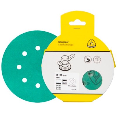 SET LIJA VELCRO KLINGSPOR 367314 FP77K 125mm