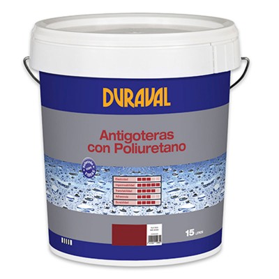 ANTIGOTERAS CON POLIURETANO DURAVAL BLANCO MATE 4L