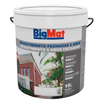 REVESTIMIENTO FACHADA BIGMAT 5AÑOS BLANCO 15L