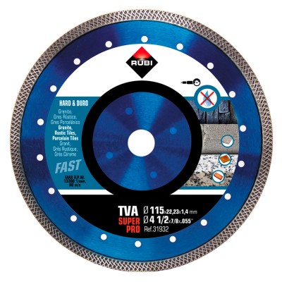 DISCO DIAMANTE RUBI 31932 TVA 115mm SUPER PRO