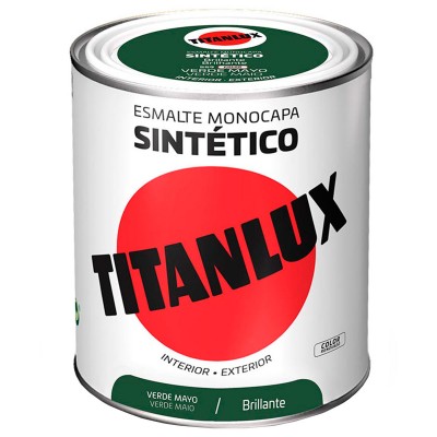 ESMALTE MONOCAPA SINTÉTICO TITANLUX VERDE MAYO 250ml