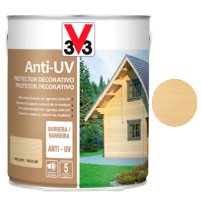 PROTECTOR DECORATIVO V33 ANTI-UV INCOLORO 5L