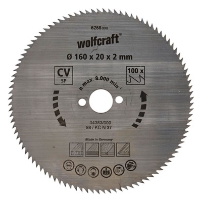 HOJA SIERRA WOLFCRAFT 6264000 150x20mm