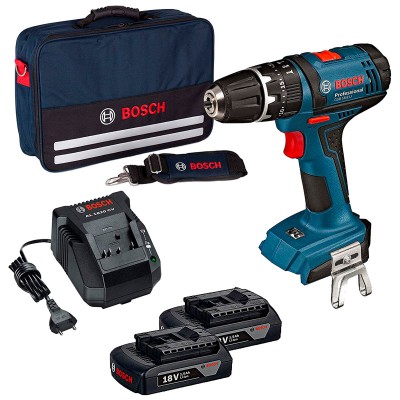 TALADRO BOSCH GSB 18V-21 + 2X2,0Ah + BOLSA