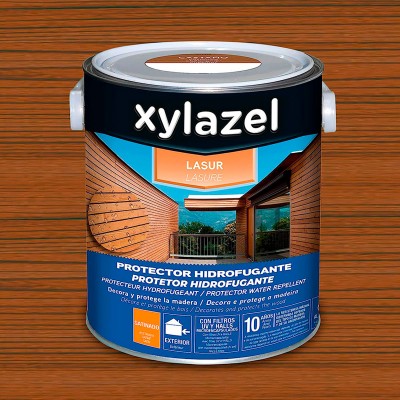 LASUR XYLAZEL HIDROFUGANTE SATINADO CASTAÑO 2,5L