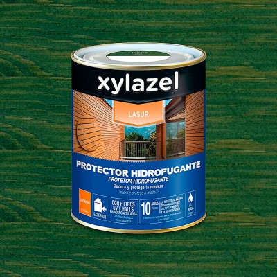 LASUR XYLAZEL HIDROFUGANTE SATINADO VERDE 2,5L