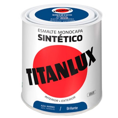ESMALTE MONOCAPA SINTÉTICO TITANLUX AZUL MARINO 250ml