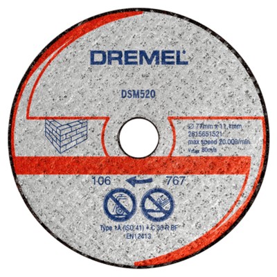 DISCO DREMEL DSM520 2615S520JB 77mm