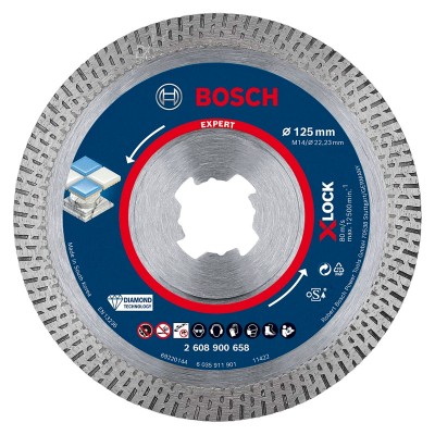 DISCO EXPERT HARDCERAMIC BOSCH X-LOCK 2608900658 125mm