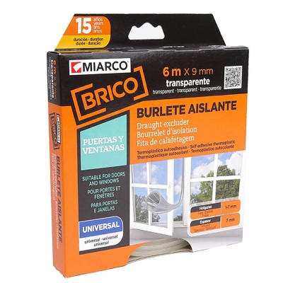 BURLETE MIARCO UNIVERSAL TRANSPARENTE 17208 9mmx6m