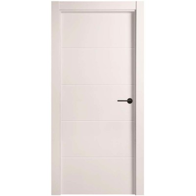 PUERTA BLOCK BIGMAT LACADA MACIZA RAYAS 2110x625mm IZQUIERDA