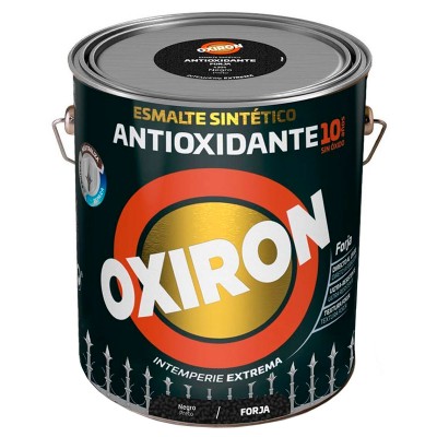 ESMALTE SINTÉTICO ANTIOXIDANTE OXIRON FORJA NEGRO 2,5L