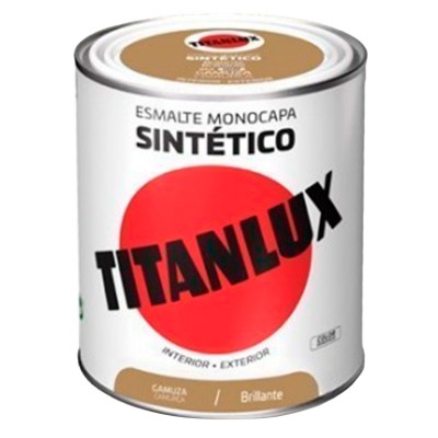 ESMALTE MONOCAPA SINTÉTICO TITANLUX GAMUZA 750ml