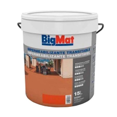 IMPERMEABILIZANTE TRANSITABLE BIGMAT BLANCO 4L