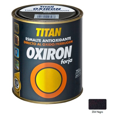 ESMALTE ANTIOXIDANTE TITAN NEGRO 4L