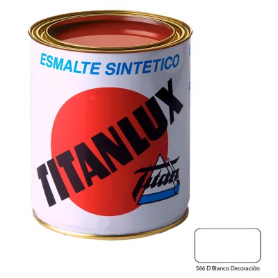 ESMALTE SINTÉTICO TITANLUX BLANCO DECORACIÓN 4L