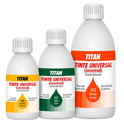 TINTE UNIVERSAL TITAN NEGRO 250ml