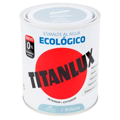 ESMALTE MONOCAPA SINTÉTICO TITANLUX GRIS PERLA 750ml