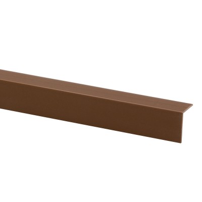 CANTONERA PVC JEWE MARRÓN 25x25mm 260cm