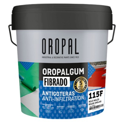 REVESTIMIENTO OROPALGUM 115 FIBRADO MARRÓN FUERTEVENTURA MATE 4L