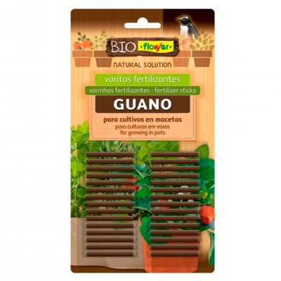 CLAVOS FERTILIZANTES FLOWER GUANO 70649 30 UNIDADES