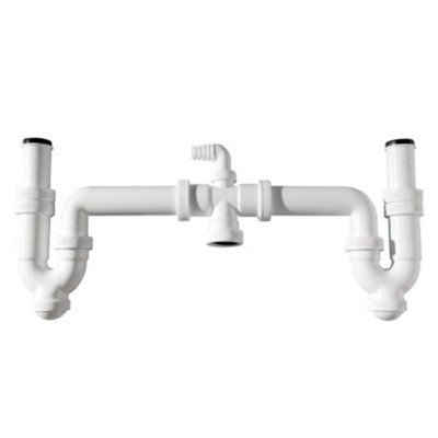 SIFÓN CURVO S&M 750243 1 1/2''x40mm