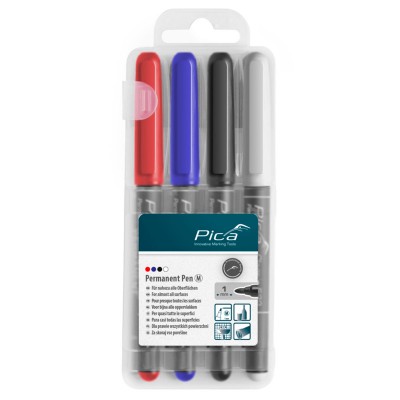 SET 4 MARCADORES PICA PERMANENTE CLASSIC 534/04