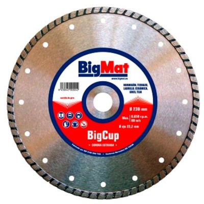 DISCO DIAMANTE BIGMAT TURBO DSTU230CP 230mm