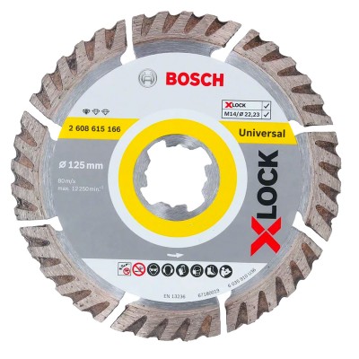 DISCO DIAMANTE BOSCH X-LOCK 2608615247 125mm